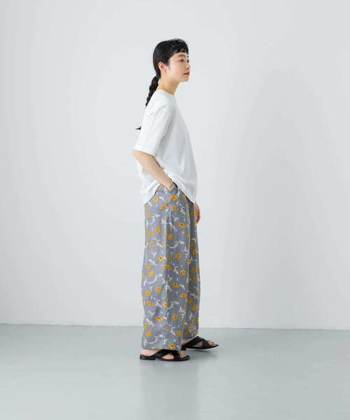 「かぐれ」 半袖Tシャツ FREE チャコールグレー レディース_画像7