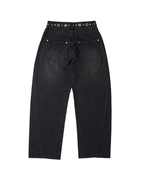 「FTW」 デニムパンツ MEDIUM ブラック レディース_画像8
