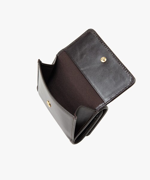agnes b.（アニエスベー） 財布 レザー 三つ折り ウォレット ”Nathalie