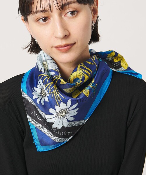 manipuri（マニプリ） スカーフ バンダナ 「manipuri」SILK 65×65