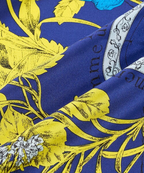 manipuri マニプリ スカーフ バンダナ ブルー manipuri（マニプリ） スカーフ バンダナ 「manipuri」SILK 65×65