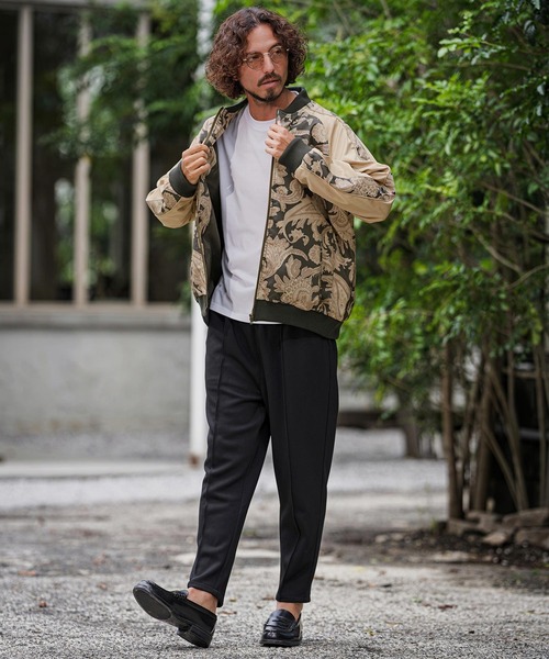 CAMBIO（カンビオ） スカジャン mj11895-Bonded Paisley Allover