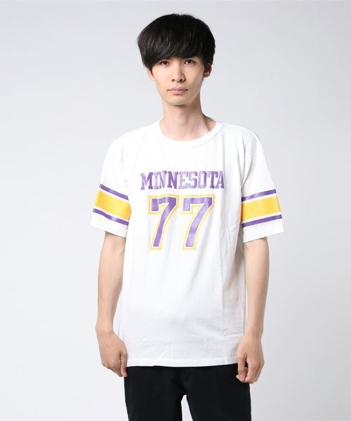 70s VINTAGE チャンピオン フットボールTシャツ サイズL 70's Champion フットボールTシャツ - Fresh Service NECESSARY