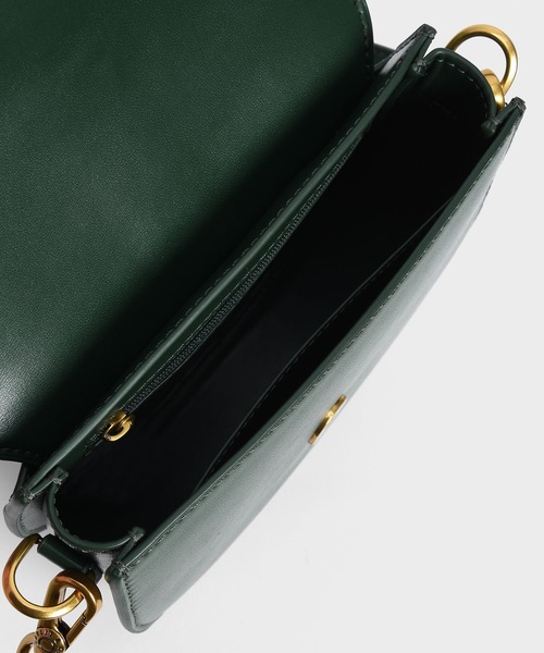 CHARLES ＆ KEITH ショルダーバッグ バッグ ミニガビーヌサドル