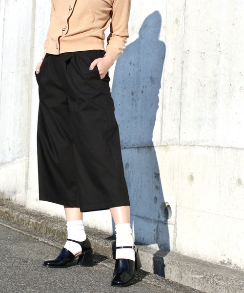 パンツ 速乾デニム・ツイルガウチョ