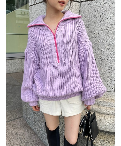 AMAIL（アマイル） ニット セーター Bon sandwich knit レディース