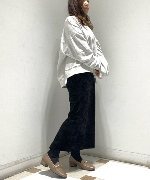 ESPERANZA（エスペランサ） パンプス スクエアトゥローファー レイン