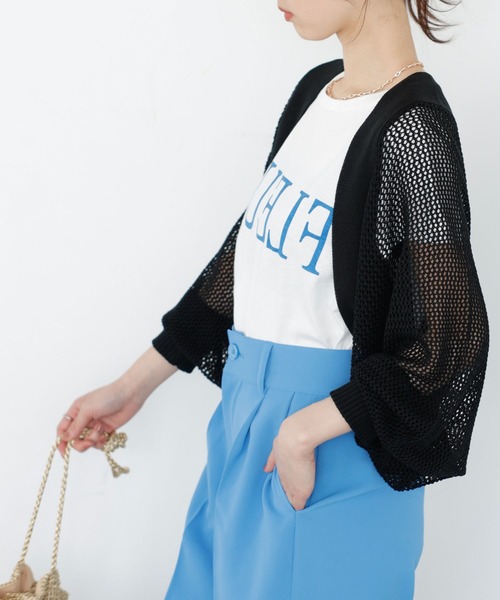 メッシュ ボレロ フーディメッシュボレロ（3色展開）_13325097 | C.C.CROSS ONLINE