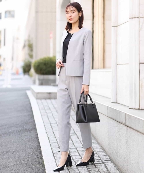 OFUON（オフオン） ジャケット ノーカラージャケット 「セットアップ