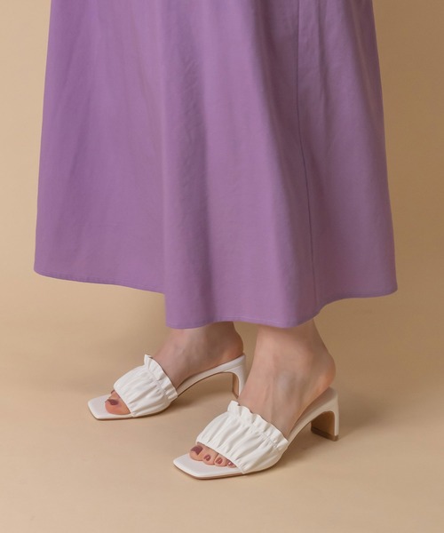 ランダ　RANDA ビーズ　2way ミュール　L ピンク　20th 20周年 RANDA（ランダ） サンダル ミュール 20 colors sandals レディース