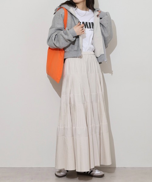 【新色】hunch プリーツティアードスカート hunch スカート プリーツティアードスカート : ZOZOTOWN Yahoo