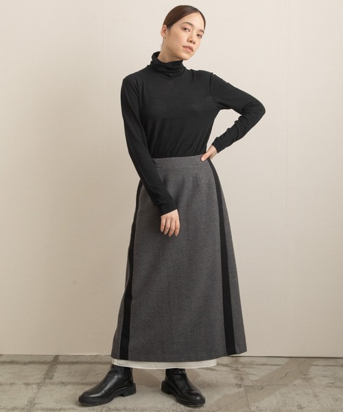 tシャツ 「Liyoca」強撚コットンタートルカットソー レディース Liyoca tシャツ 「Liyoca」強撚コットンタートルカットソー