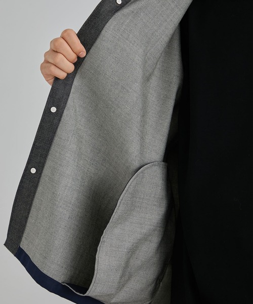 UNITED TOKYO シャツ WOOL DENIM シャツブルゾン メンズ