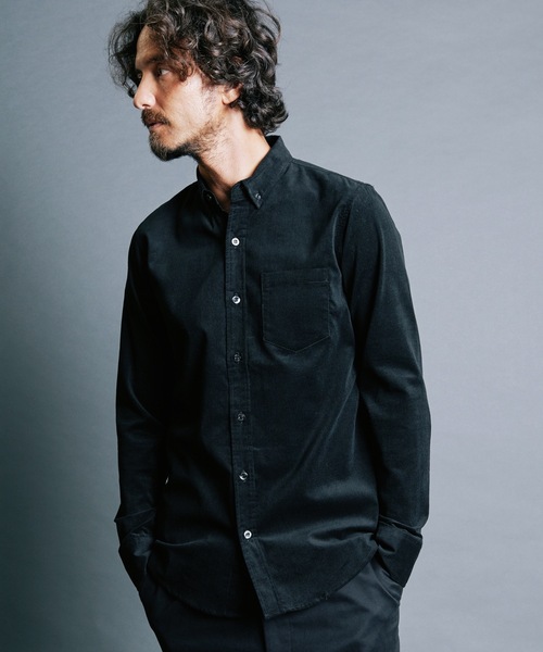未使用 Magine コーデュロイ ベーシック ボタンダウン シャツ Magine シャツ CTN CORDUROY BASIC B.D SHIRTS:コットン