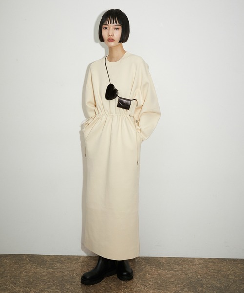 アダムエロペ　ワンピース ADAM ET ROPE'（アダムエロペ） ワンピース フォルムニットワンピース