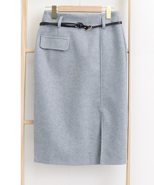miniministore スカート ウールライク タイトスカート 韓国 秋冬