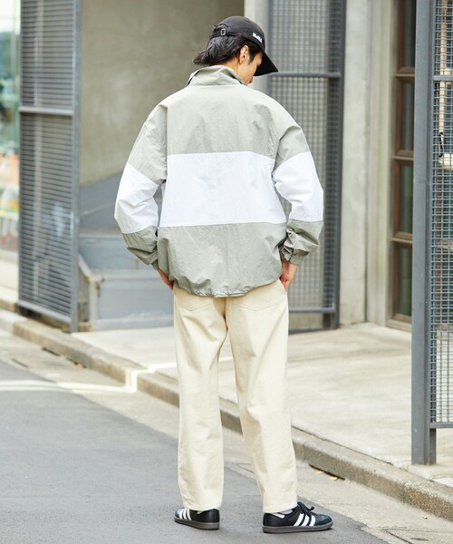 FREAK'S STORE ブルゾン アウター NYLON HALF ZIP BLOUSON PANEL