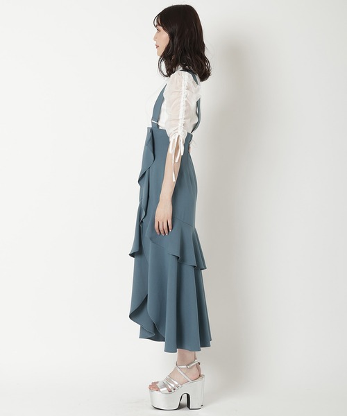 ❤︎購入者様❤︎芽風アシメスカート アシメ×フレアミディスカート（スカート）｜axes femme