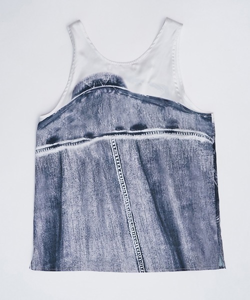 PRANK PROJECT tシャツ Tシャツ デニムプリントタンク / Denim Print 