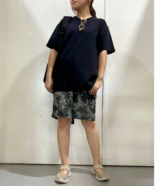 GFL メッシュ　ハーフパンツ 黒水色 GFL メッシュ ハーフパンツ 黒水色
