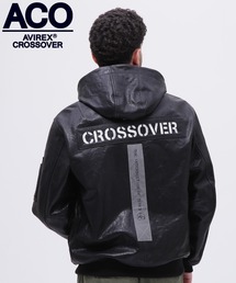 ミリタリージャケット モッズコート 「CROSSOVER」LEATHER CWU PARKA / レザー CWU パーカー / AVIREX / アヴ｜ZOZOTOWN Yahoo!店