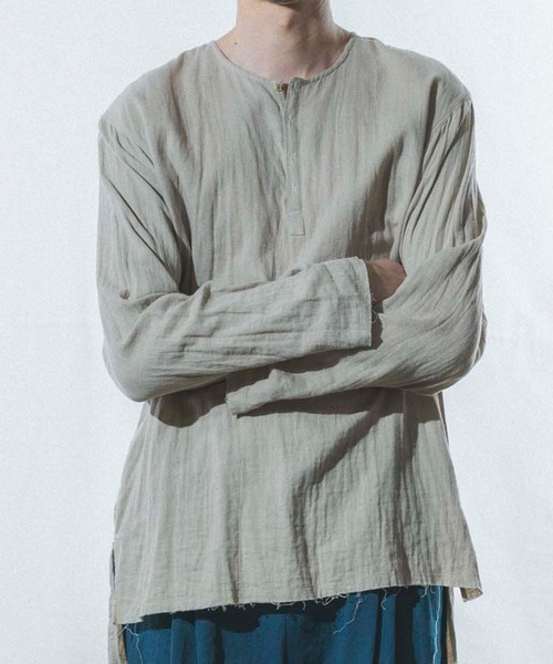 ブラウス シャツ gauze shirt レディース メンズ
