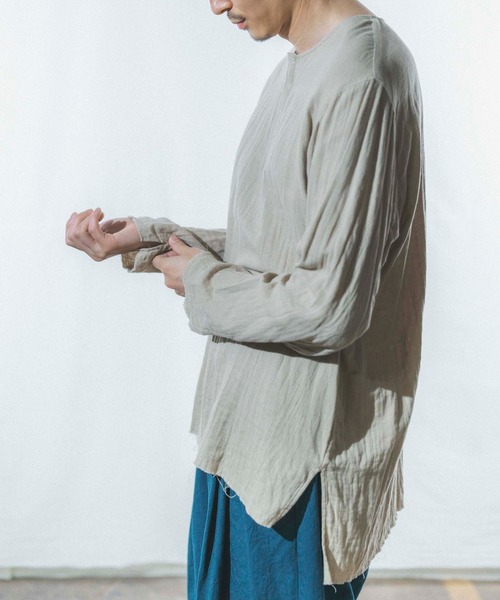 スズキタカユキ　ブラウス suzuki takayuki（スズキタカユキ） ブラウス シャツ gauze shirt