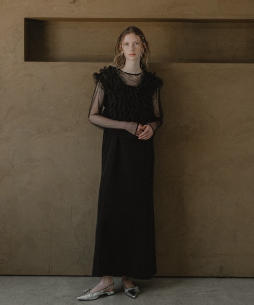 Many way frill dress オケージョンワンピース　ドレス　新品 et.UNiVER ドレス Many way frill dress : ZOZOTOWN Yahoo!店