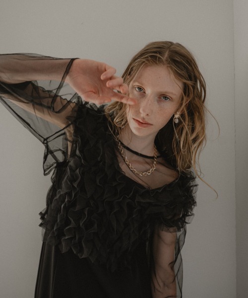 et.UNiVER Many way frill dress お呼ばれドレス et.UNiVER ドレス Many way frill dress : ZOZOTOWN Yahoo!店