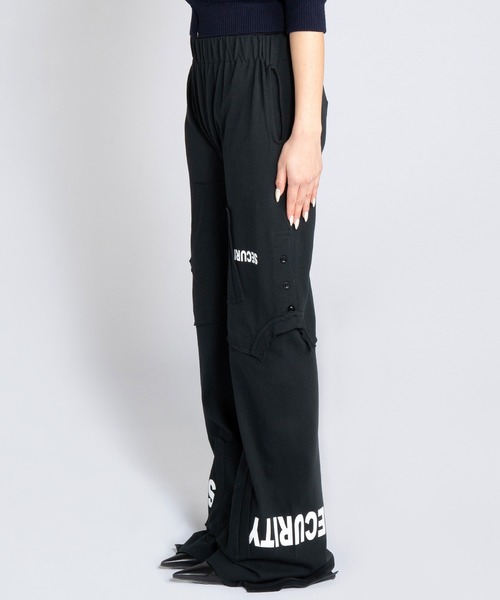 スウェットパンツ ジャージ PROTOTYPES(プロトタイプス) CUT UP POLO PANTS レディース