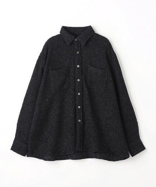 シャツ 「JieDa」 ツイード オーバーサイズ シャツ メンズ : 86751567  