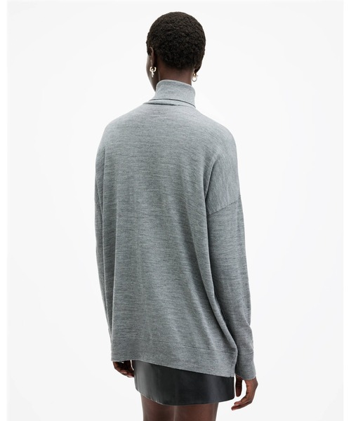 ニット セーター BERN MERINO WOOL WRAP JUMPER | BERN メリノ ウール ラップ ニット・セーター レディース ALLSAINTS ニット セーター BERN MERINO WOOL WRAP JUMPER