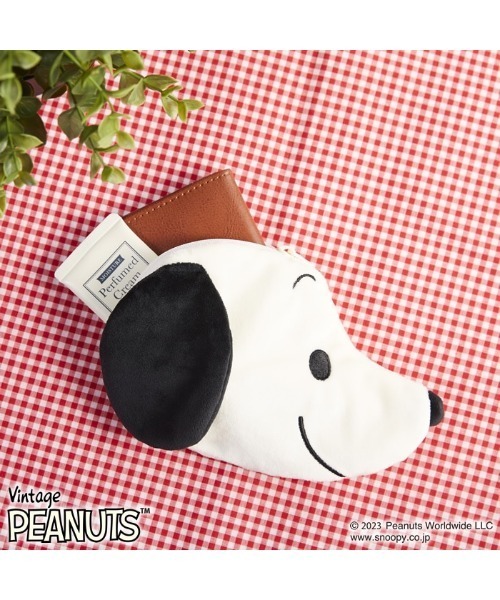 PEANUTS ポーチ 「 PEANUTS / ピーナッツ 」 フェイス ポーチ 1950's