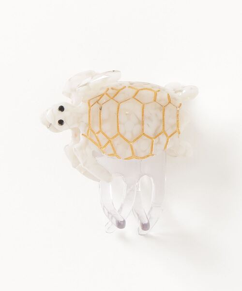 ヘアクリップ 「HIKA」ミニかめモチーフヘアクリップ : ZOZOTOWN Yahoo