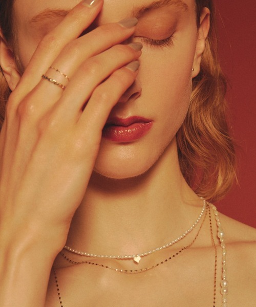 les bonbon（ルボンボン） ネックレス 「les bonbon」coeur pearl