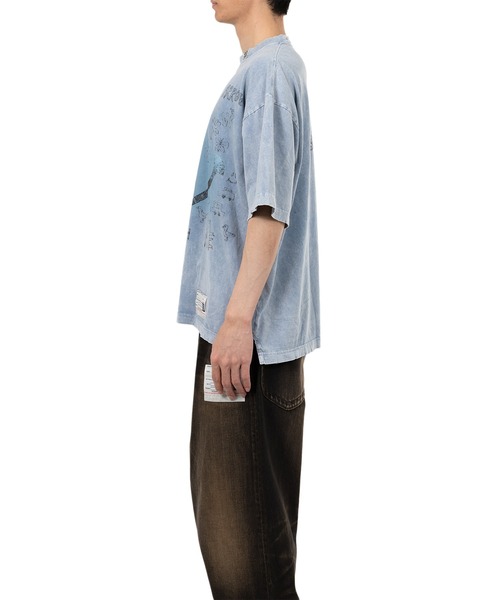 MAISON MIHARA YASUHIRO tシャツ Bleached Smily Face Print T