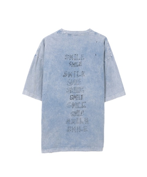 MAISON MIHARA YASUHIRO tシャツ Bleached Smily Face Print T