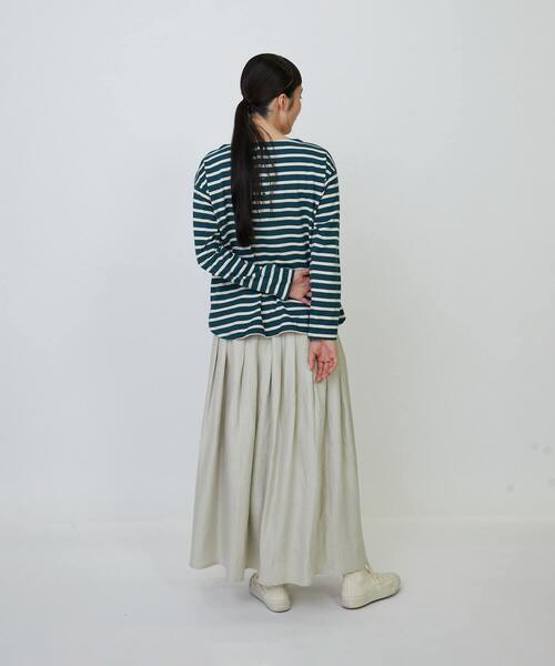 美品 mizuiroind★ リネン ボーダー バスク シャツ カットソー 楽天市場】ミズイロインド mizuiro ind リネン ボーダー バスク シャツ