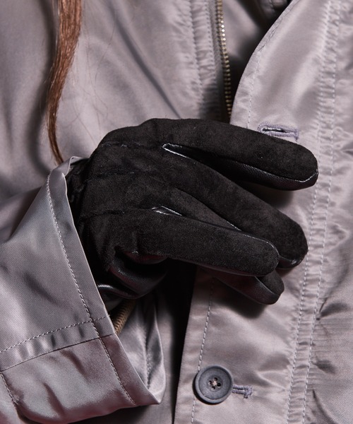 MAISON SPECIAL（メゾンスペシャル） 手袋 「UNISEX」Pig Suede x Goat