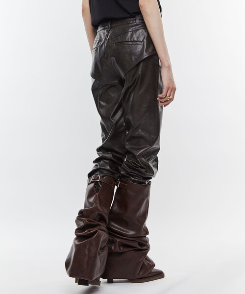 POOLDE（プールデ） ブーツ 「POOLDE/プールデ」Melted Boots Brown