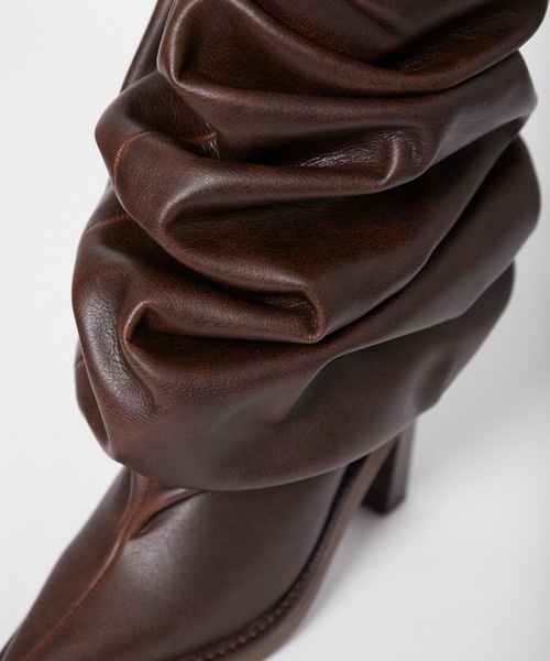 POOLDE（プールデ） ブーツ 「POOLDE/プールデ」Melted Boots Brown