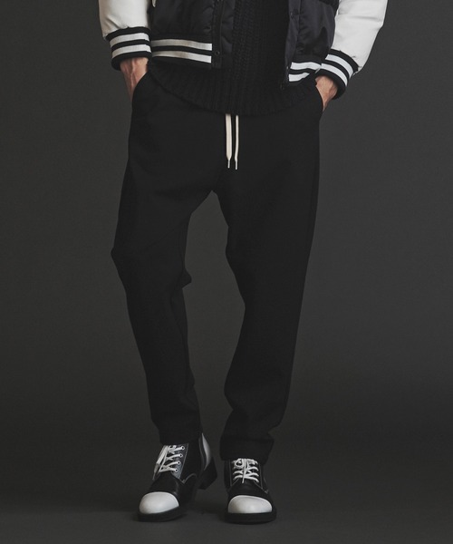 ノーアイディー　NO ID ブラック サルエルパンツ 新品タグ付き NO ID.（ノーアイディー） ジーンズ 「NO ID.」Easy Sarouel Tapered