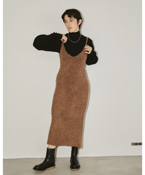 TODAYFUL 「TODAYFUL」 ニットワンピース 36inch ブラウン レディース