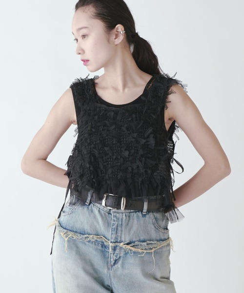 tシャツ チュールシアータンク レディース