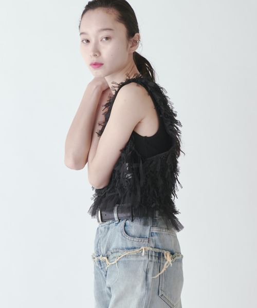 Lui's tシャツ チュールシアータンク レディース : ZOZOTOWN