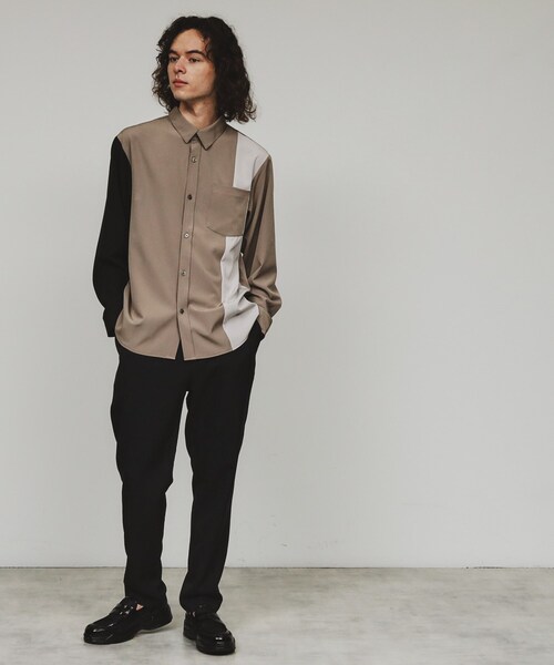 パンツ 「セットアップ対応」ポリツイルイージースラックス メンズ