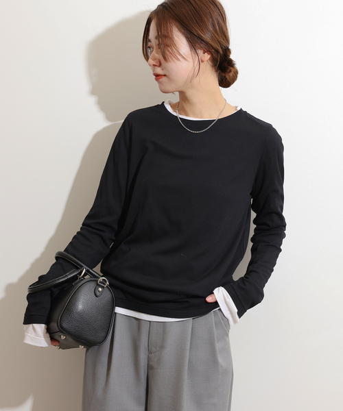 tシャツ 「追加3」ソフトテレコクルーネックロングTEE レディース JOURNAL STANDARD relume tシャツ 「追加3」ソフトテレコクルー