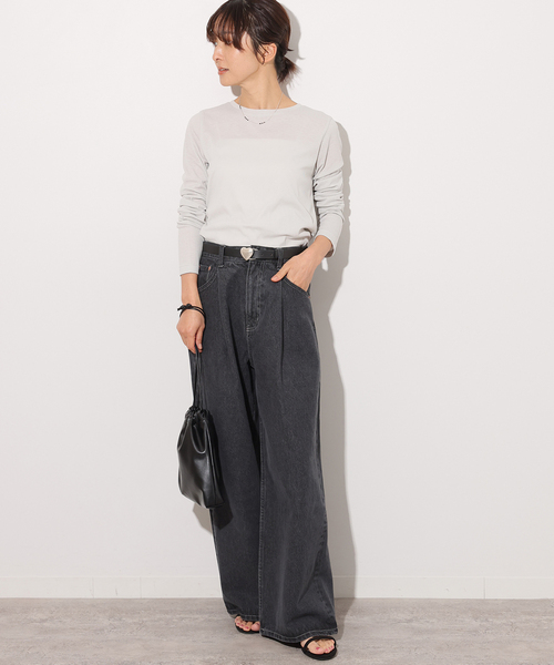 JOURNAL STANDARD relume tシャツ 「追加」ソフトテレコクルー