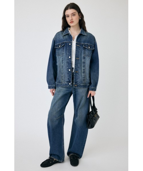 MOUSSY OVERDYE デニムジャケット MOUSSY デニムジャケット gジャン 「セットアップ対応」OVERDYE
