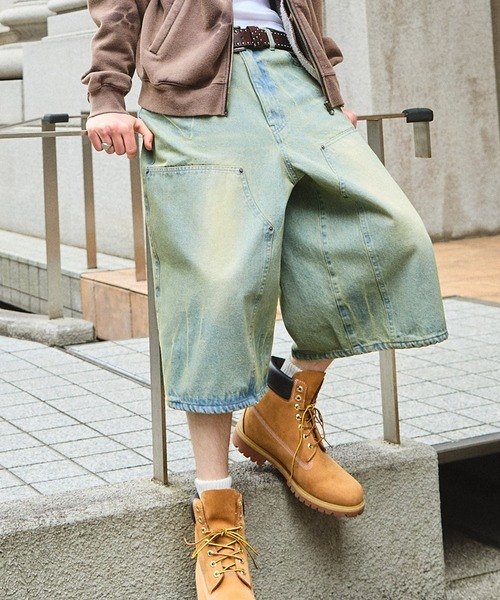 swagginboyzz （上だけL）Lifestyle ofFlex 02 SWAGVIBE ジーンズ 「SWAGVIBE」Vintage Make Double Knees Loose Fit